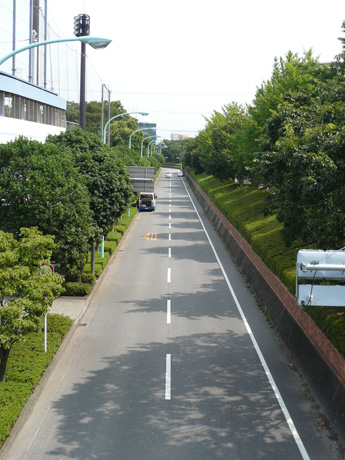 清新町の道路